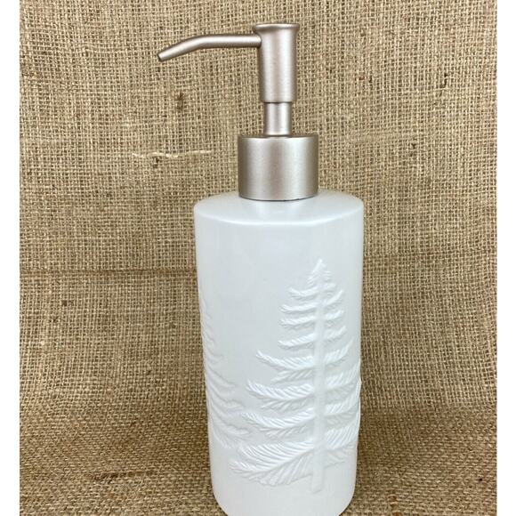 Unbranded Other - Ceramic Soap Pump Dispenser Snowfall Splendor Winter